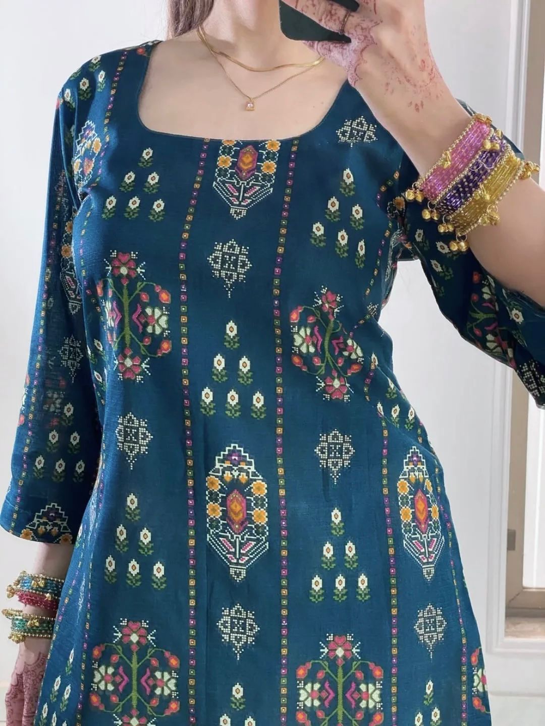 Anarkali 2pc Printed Dress(farshi Shalwar)