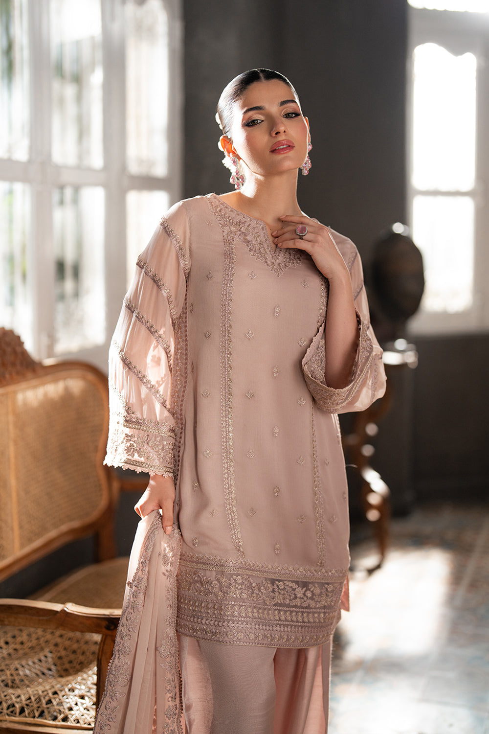 Eira 3pc Embroidered dress