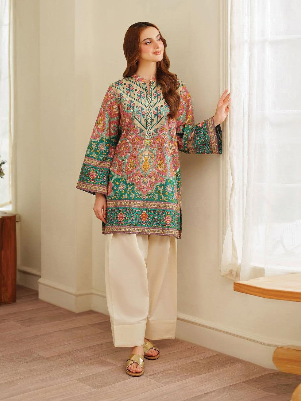Minal Printed 2pc(Farshi Shalwar)