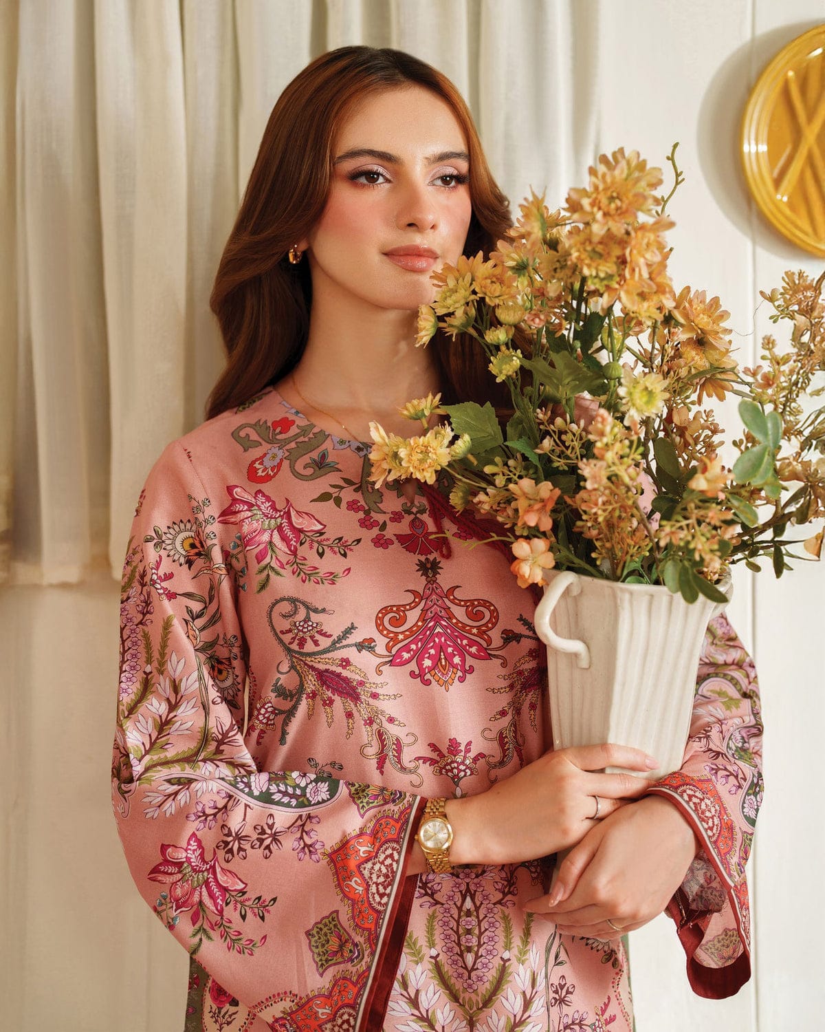 Huda 2pc Printed Dress