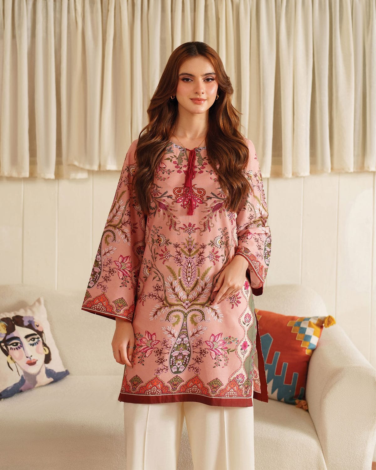 Huda 2pc Printed Dress
